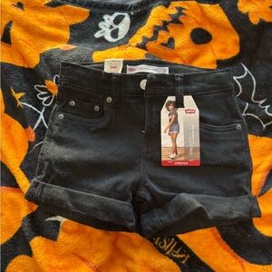 Levi's Women's Black Denim Shorts